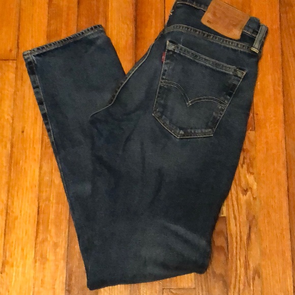 LEVI BLUE DENIM JEANS MENS - Picture 3 of 5